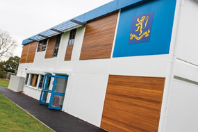 refurbished modular building for school